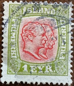 Iceland 1907-08 Sc. 71 Used