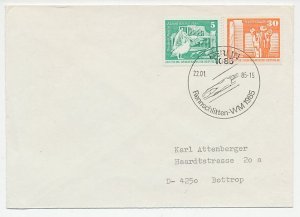 Cover / Postmark Germany / DDR 1985 Sledding - World Championships