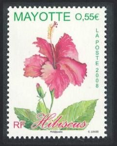 Mayotte Hibiscus 1v SG#240