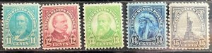 U.S. #692-696 MNH- SCV=$33.50*