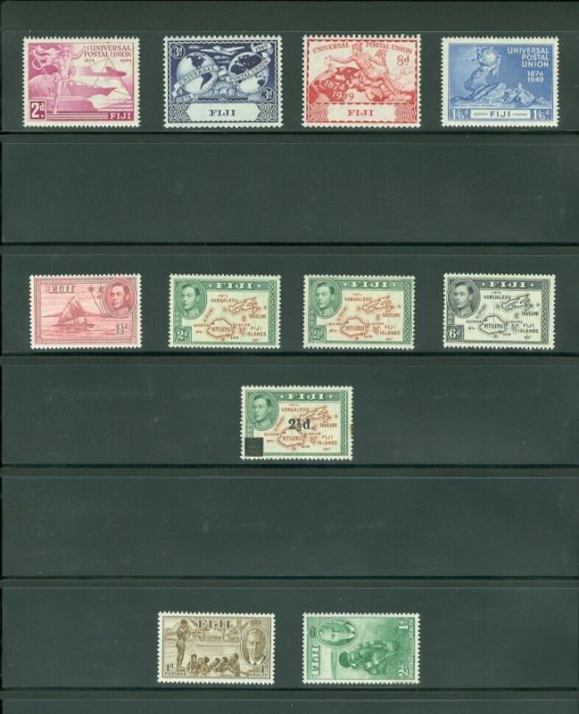 FIJI : Beautiful collection all Mint OG & in Very Fine Condition. SG Cat £402.00