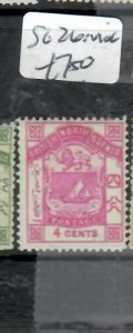 NORTH BORNEO  4C  ARMS     SG 26    MMOG    P0514H