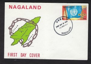 1971 Nagaland Boy Scouts FDC