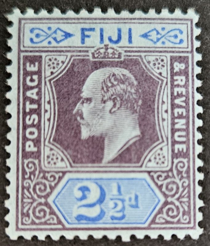 Fiji 1903 SG107 2.5d mm ( hinge remains on reverse)
