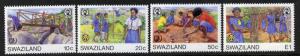 Swaziland 485-8 MNH International Youth Year, Girl Guides