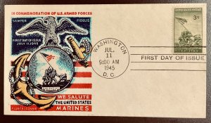 929 Flüegel  Iwo Jima FDC  July 11, 1945  M20