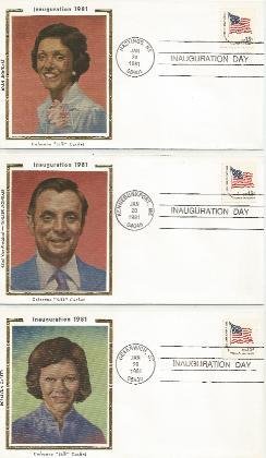 Reagan Inaugural cover set Colorano 9 covers