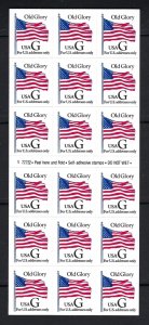 U.S. #2886a MINT, NH G BOOKLET PANE - PRICED AT FACE VALUE !