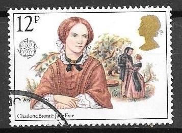 Great Britain 1980 Charlotte Bronte, 12p, used, Scott #915