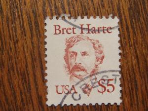 US # 2196  bret harte $5  finish your set  s55