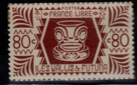 Wallis and Futuna Islands Scott 132 MNH** Tiki stamp