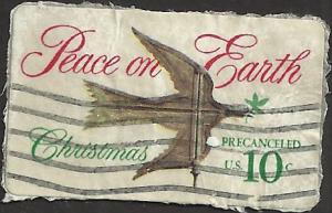 # 1552 USED CHRISTMAS DOVE AND WEATHER VANE SELF STICK