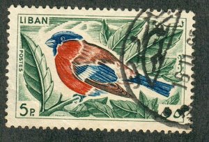 Lebanon #434 used single