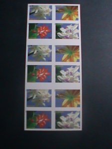 ​UNITED STATES-2014 SC#  4865b -AMERICAN WINTER FLOWERS -MNH BOOKLET-VERY FINE