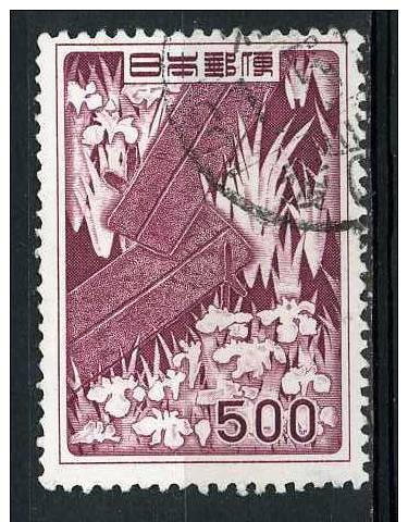 Japan 1955 - Scott 609 used - Bridge & Iris 