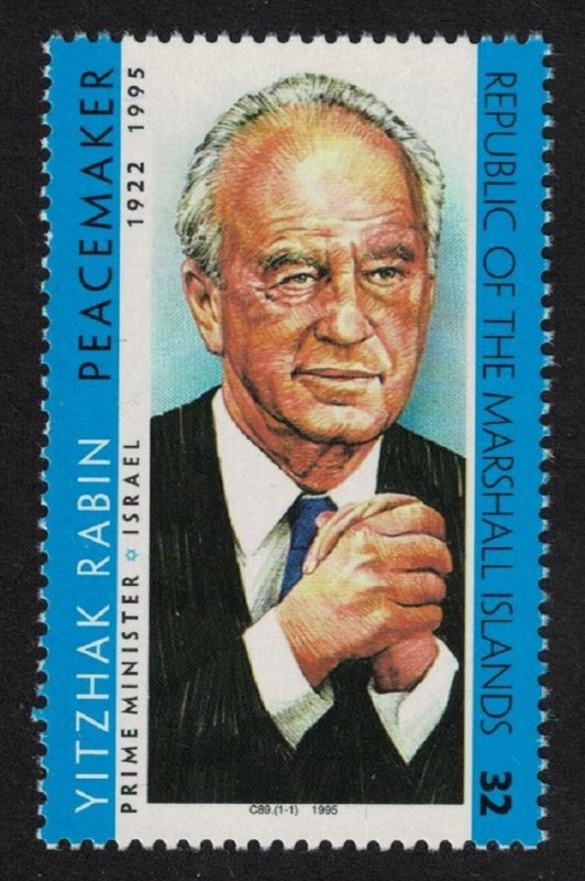 Marshall Is. Yitzhak Rabin Israeli Prime Minister 1995 MNH SG#659