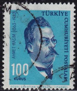 Turkey - 1964 - Scott #1619 - used - Ahmet Rasim