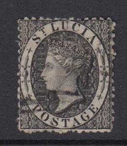 ST. LUCIA, Scott 7, used (thin)