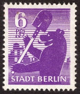 1945, Germany, Allied Occupation of Berlin 5pf, MH, Sc 11N2