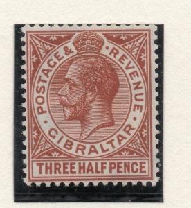 Gibraltar 1922 Early Issue Fine Mint Hinged 1.5d. 295915