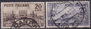 Italy #531-2 F-VF Used CV $5.50 (Z9545)