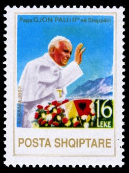 Albania 1993 Pope John Paul Scott #2434 Mint Never Hinged