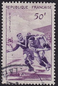 France - 1956 - Scott #803 - used - Sport Rugby