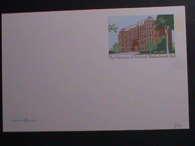 ​UNITED STATES-2000 THE UNIVERSITY OF PORTLAND-WALDSCHMIDT HALL-MNH- POST CARD