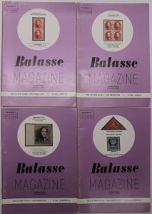 Balasse Magazine Belgium Stamp philatelic publication 1981 issues DM