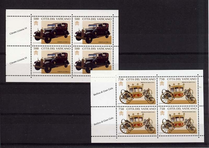 1997- VATICAN - Scott #1029a-1032a - Complete booklet (4 each) - MNH VF **