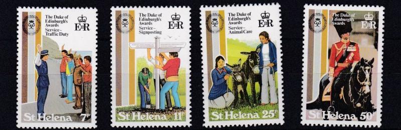 ST HELENA  1981  S G 385 - 88    AWARD SCHEME    SET   MNH