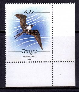 Tonga 1988-89 Fregata ariel Bird 42s 'SPECIMEN' Mint MNH SG 1010s C...