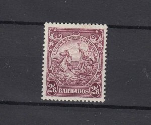 Barbados KGVI 1938 2s 6d Badge Of Colony SG256 MNH JK6853