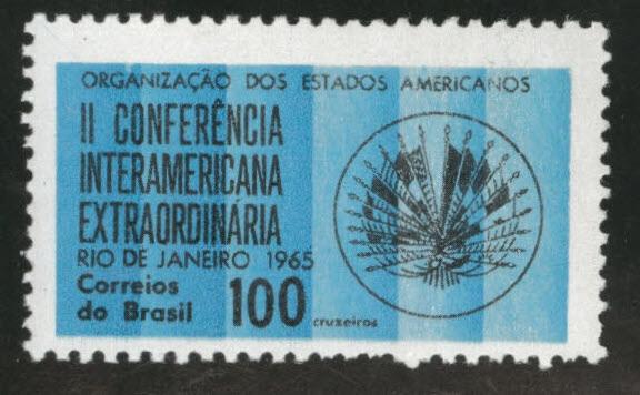 Brazil Scott 1013 MNH** 1965 OAS stamp 