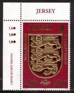 JERSEY 2000 £10 Coat of Arms; Scott 933, SG 927; MNH