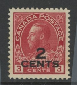 Canada #140 Unused Single