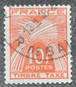 DYNAMITE Stamps: France Scott #J89  USED