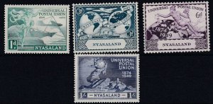 NYASALAND       1949  UPU  SET  MH 