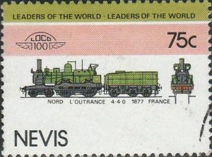 Nevis,  #203a Used From 1983-86