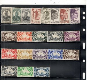 FRENCH OCEANIC COLLECTION ON STOCK SHEET , MINT/USED