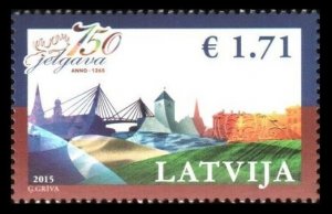 2015 Latvia 938 750 years of Jelgava 3,80 €