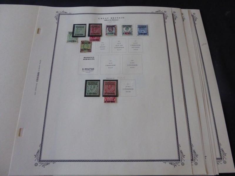 Great Britain Offices in Morocco 1898-1957 Mint/Used Stamp Collection on Scott S
