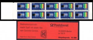 Germany-Sc#1830- id8-unused NH booklet-Quantum Theory-1994-