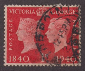 Great Britain 254 Centenary of the Postage Stamp 1940