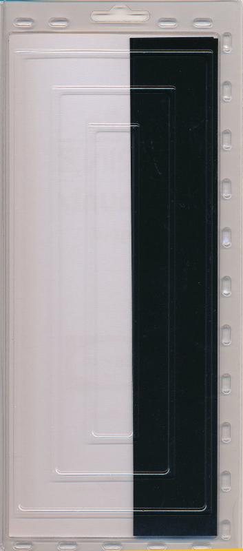Prinz Scott Stamp Mount Size 40/265 mm - BLACK (Pack of 10) (40x265  40mm) STRIP 