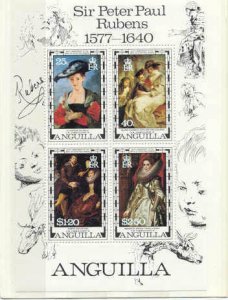 Anguilla 304a MNH VF s/s Painting(Rubens)