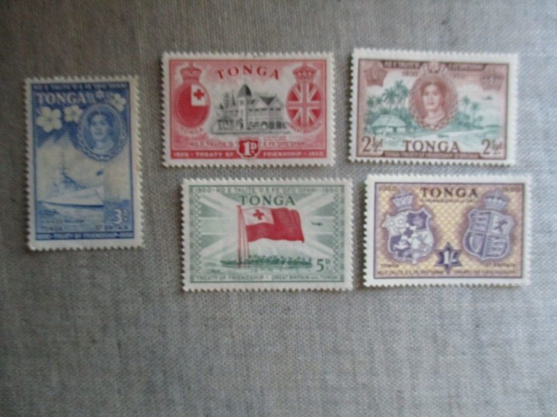 Tonga, Scott# 95-99, MH