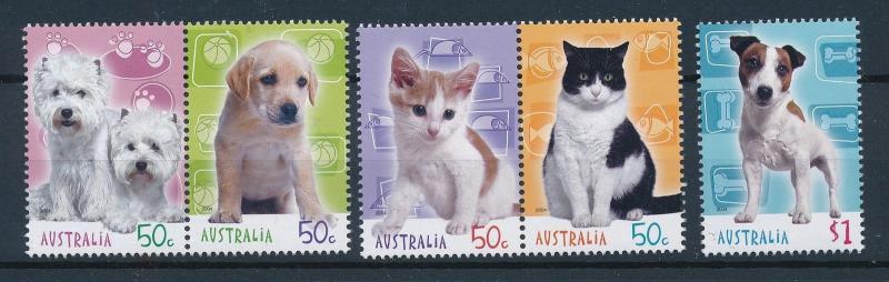 [73913] Australia 2004 Animals Pets Cats and Dogs  MNH