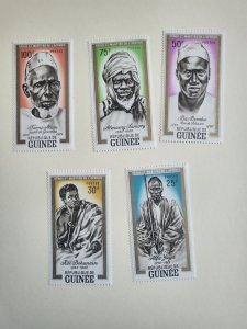 Stamps Guinea Scott #258-62 nh