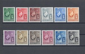 BRITISH VIRGIN ISLANDS 1938/47 SG 110a/21 MNH Cat £75